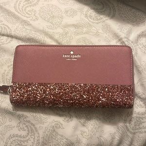 Kate spade glitter wallet